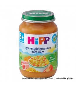 Hipp Organic Meal Mixed Vegetables With Ham 8 months+  190g
